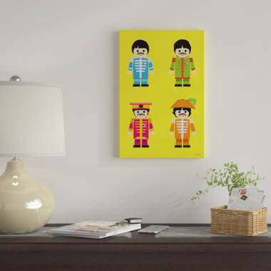 Beatles lego wall discount art